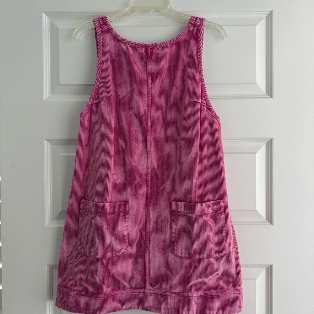 Free People Pink Sleeveless Scoop Neck Corduroy dress